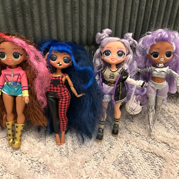 L.O.L. Surprise! Other - O.M.G Surprise! Dolls with Pink, Blue, and Purple Hair